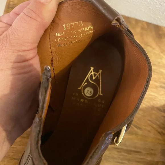 Marroqui Sanchez Marron Leather Booties - Picture 10 of 10